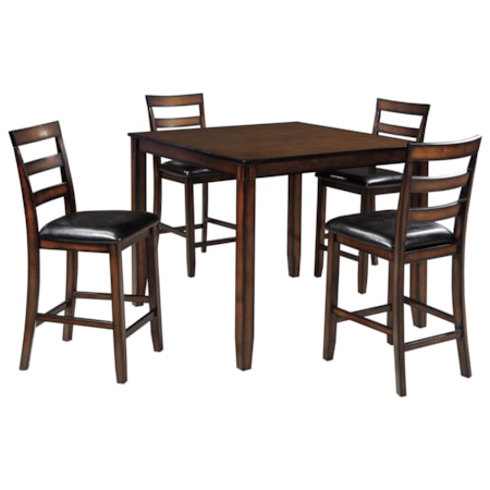 5-Piece Dining Room Counter Table Set