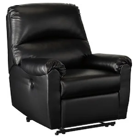 Casual Faux Leather Power Recliner