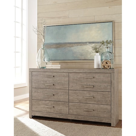 Contemporary Dresser with 6 Drawers