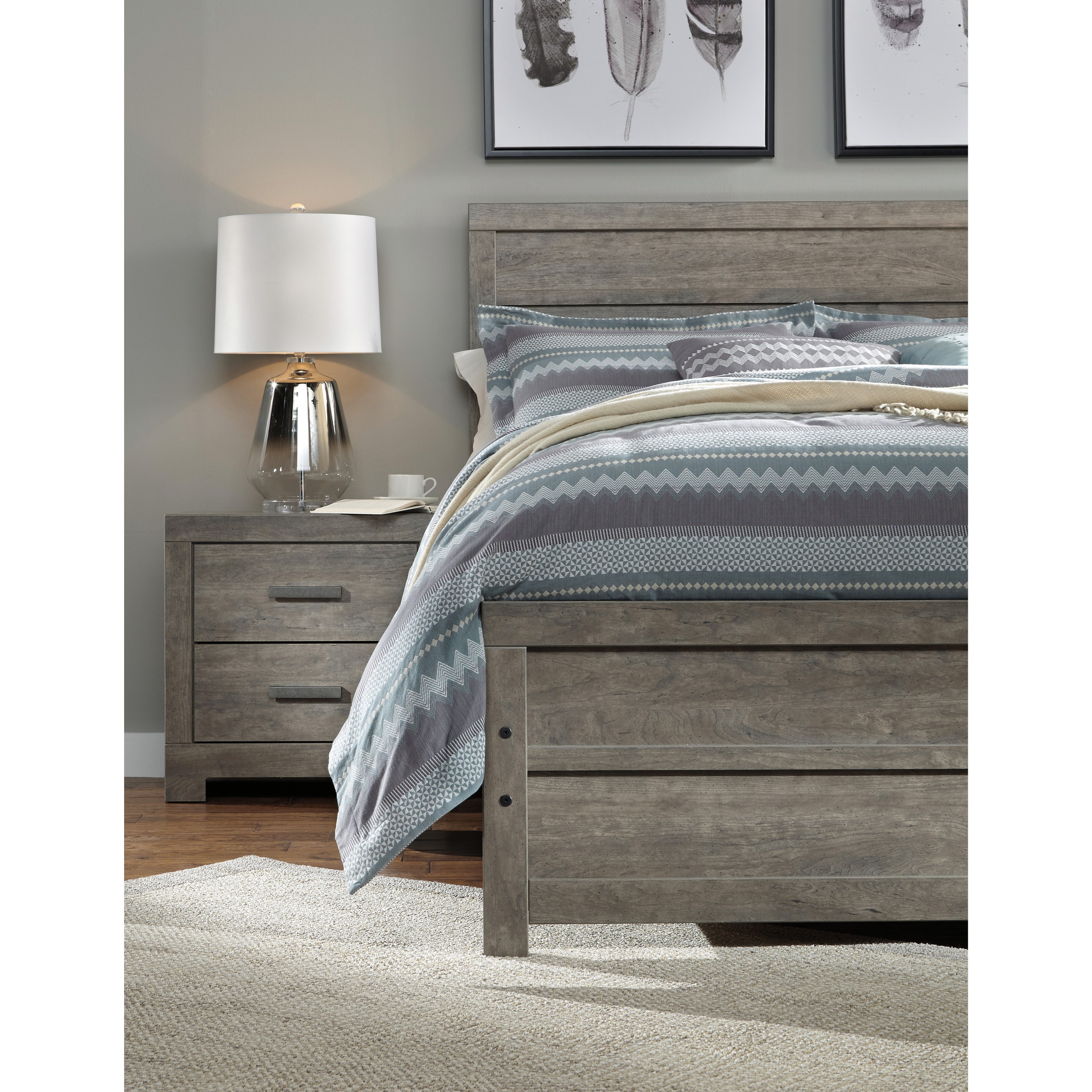 Ashley Signature Design Culverbach B070B3 Contemporary Full Bed with