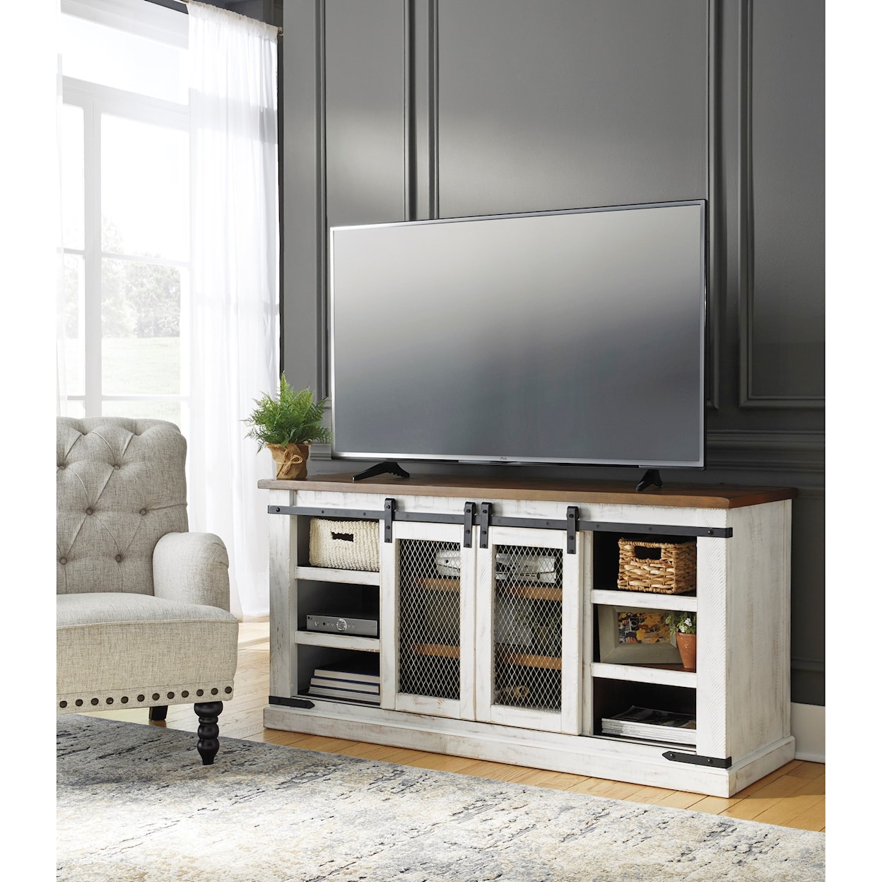 Signature Design by Ashley Danell Ridge Large TV Stand