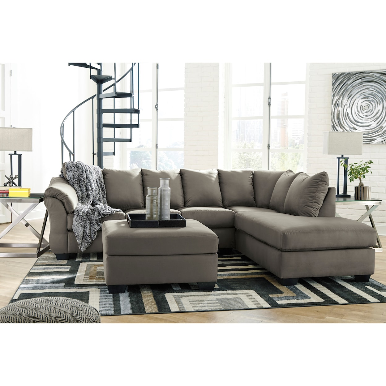 Signature Design by Ashley Darcy 2-Piece Sectional Sofa