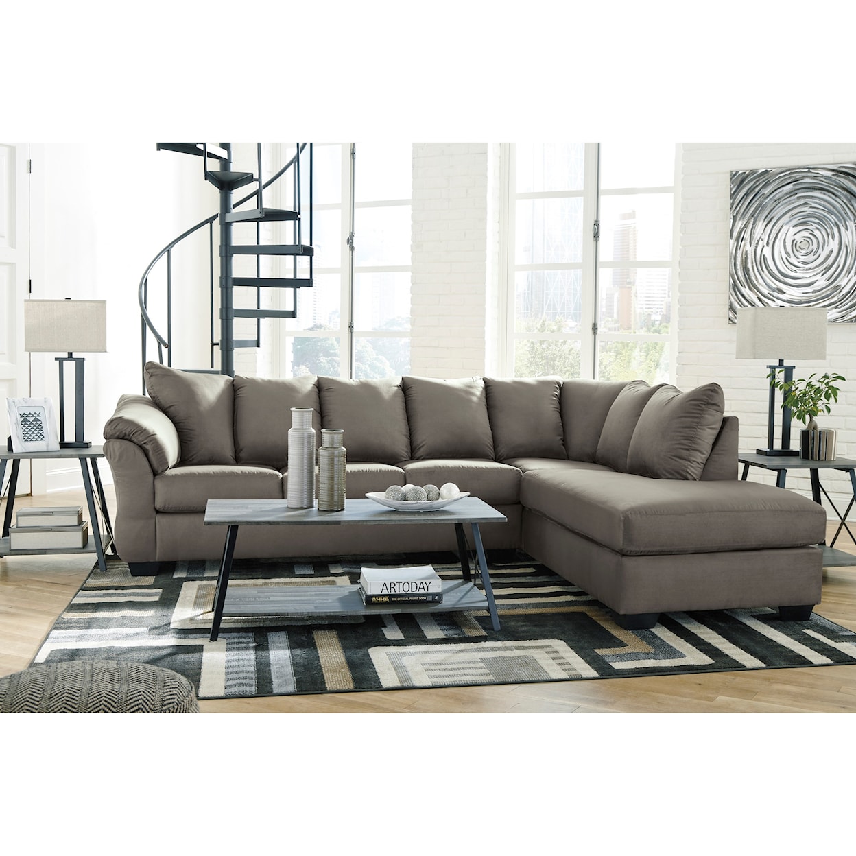 Signature Design by Ashley Darcy 2-Piece Sectional Sofa