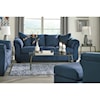Ashley Signature Design Darcy Upholstered Chair and Ottoman