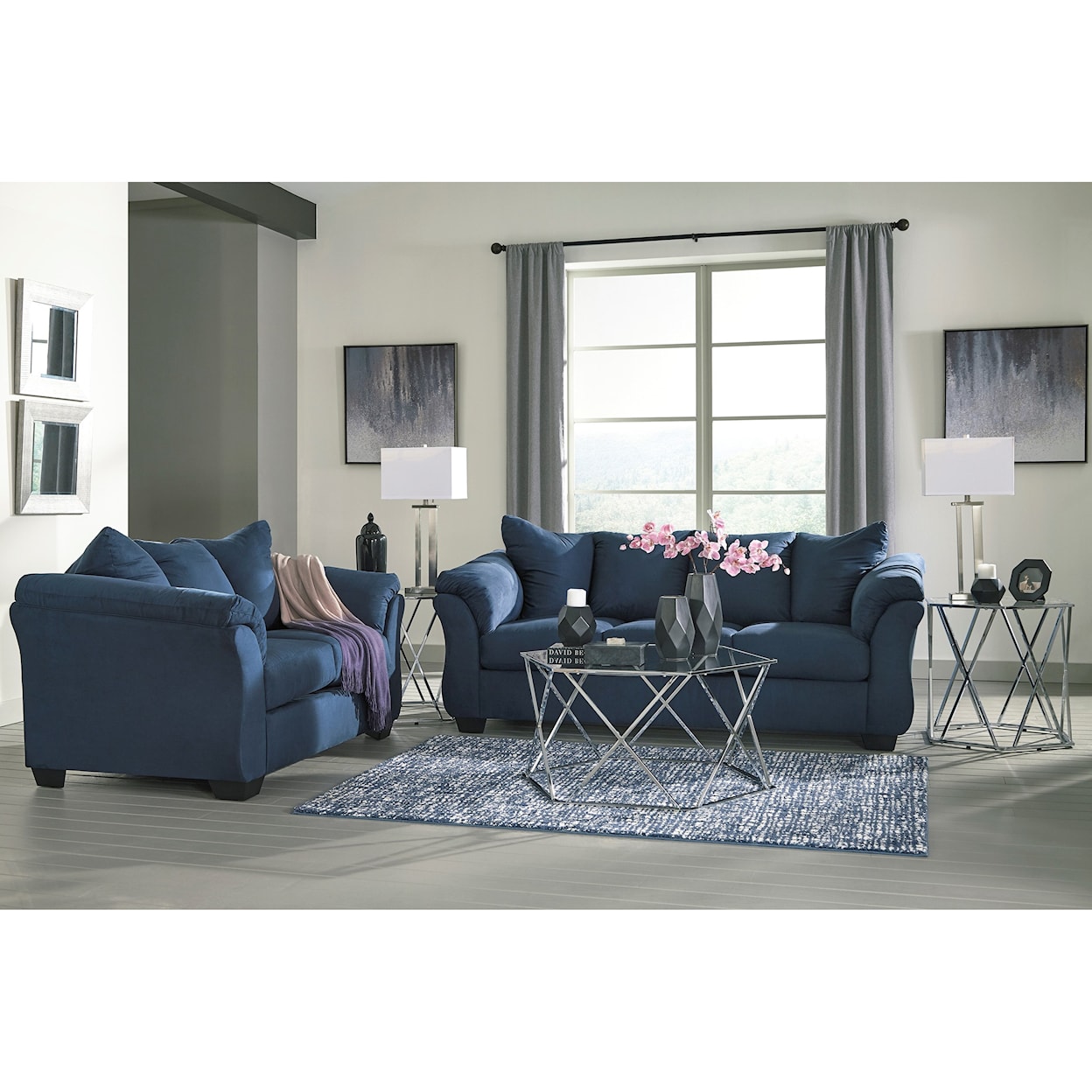 Ashley Signature Design Darcy Stationary Sofa