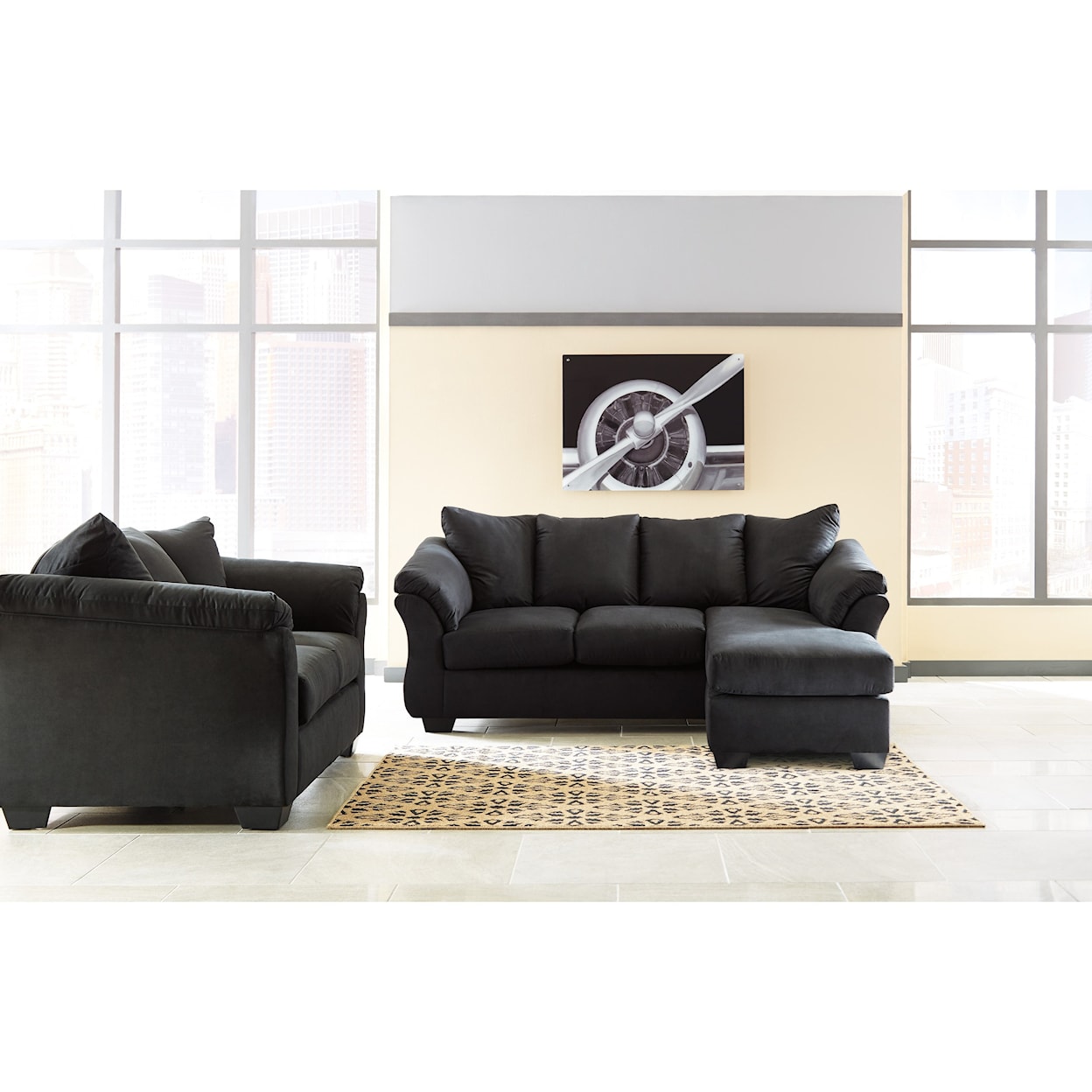 Signature Design Darcy Stationary Living Room Group