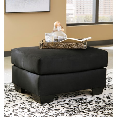 Upholstered Chair and Ottoman