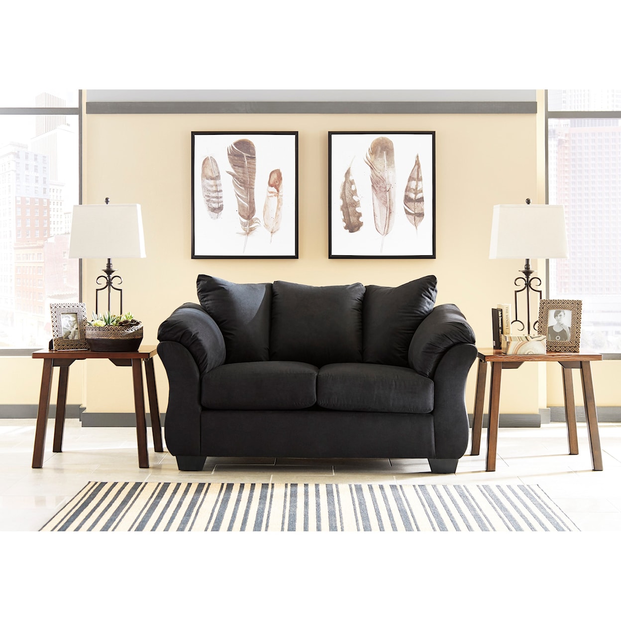 Ashley Signature Design Darcy Stationary Loveseat