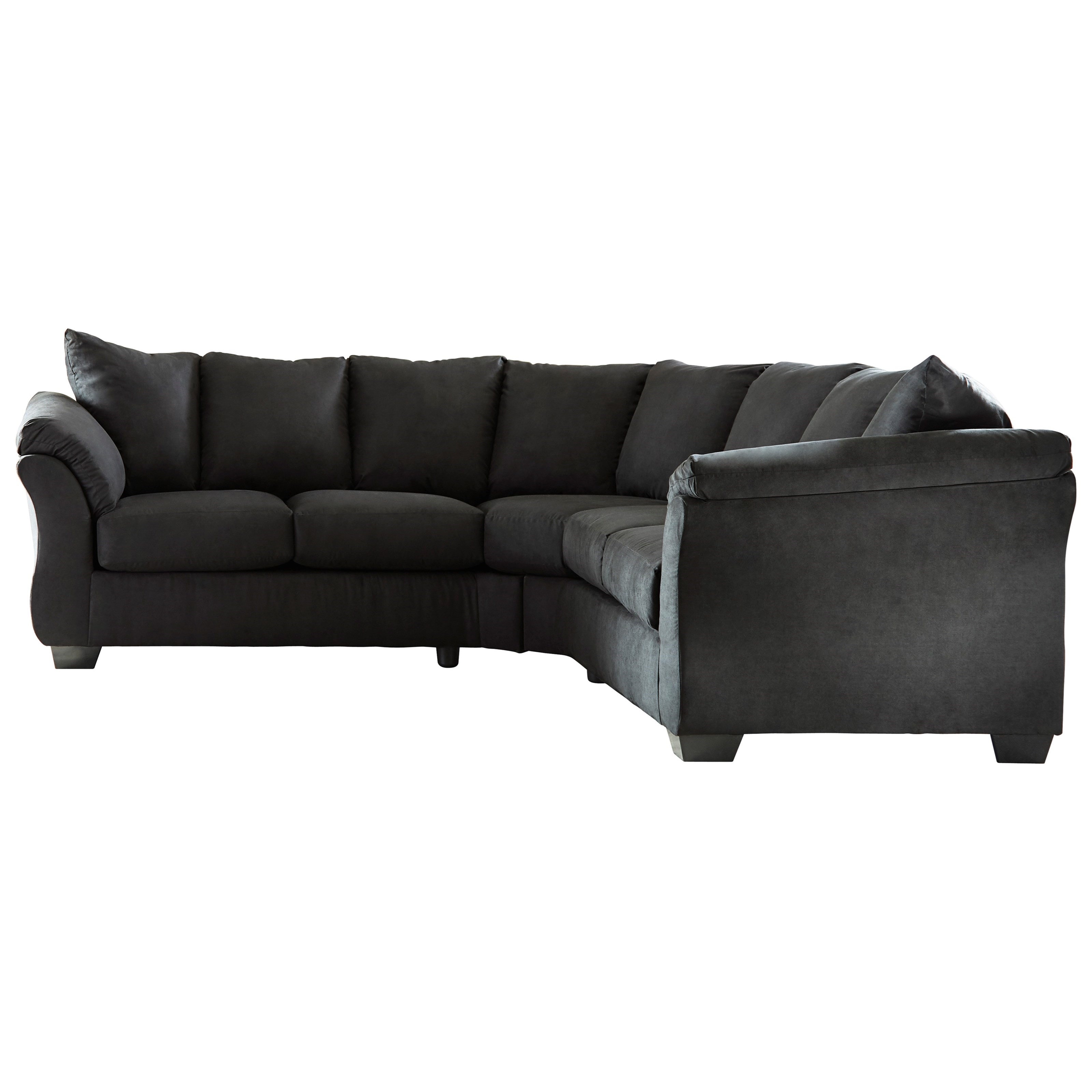Black Fabric Sectional Sofas Tuxedo Black Fabric Sectional Sofa By Creative Neo Furniture  TheSofa