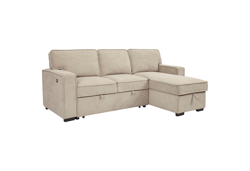 Databasen Trolley rygrad Darton Sofa Chaise with Pop Up Bed & Storage Chaise | Belfort Furniture |  Sectional - Sofa Groups