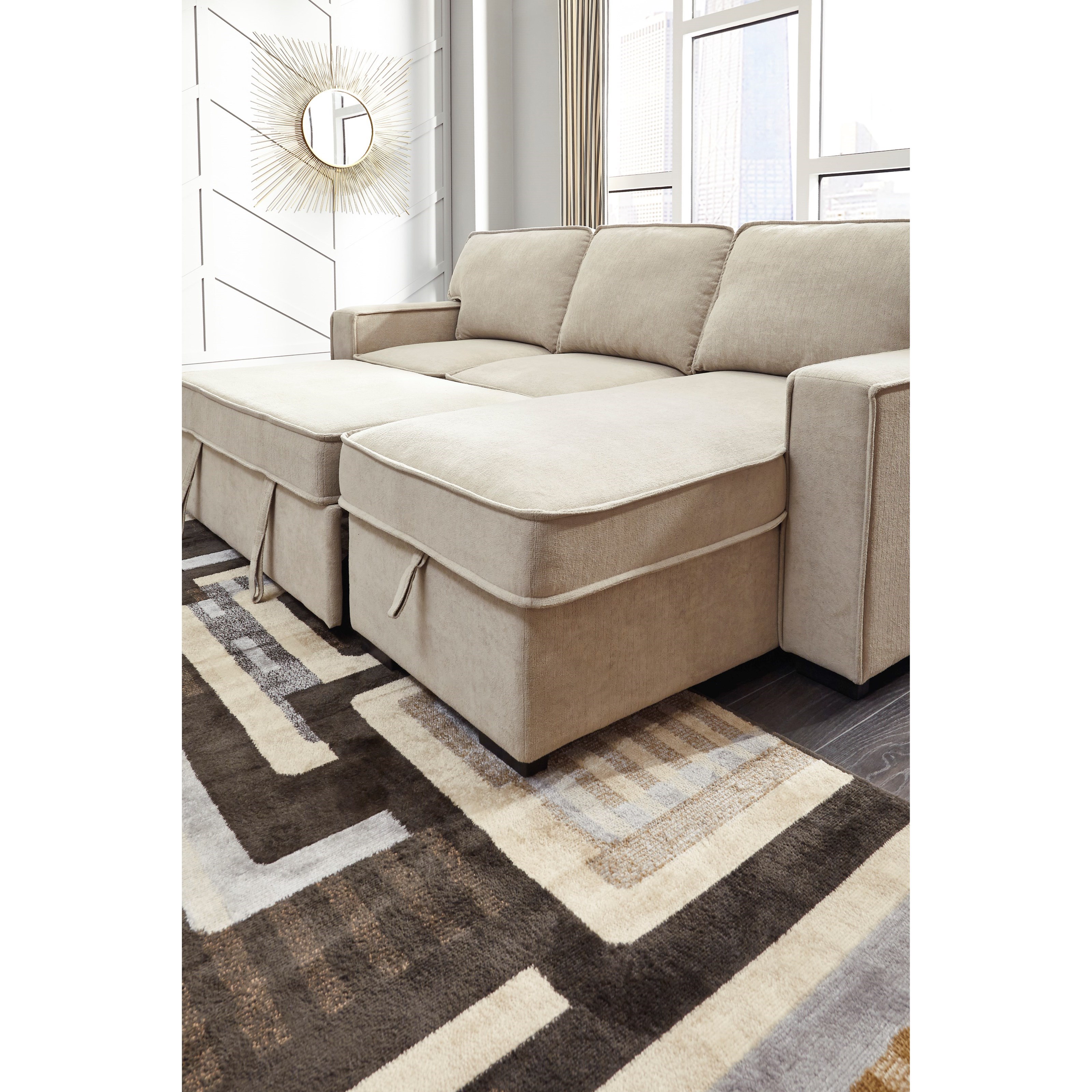 Signature Design by Ashley Darton 7350645x1+7350617x1 DartonCream Sofa