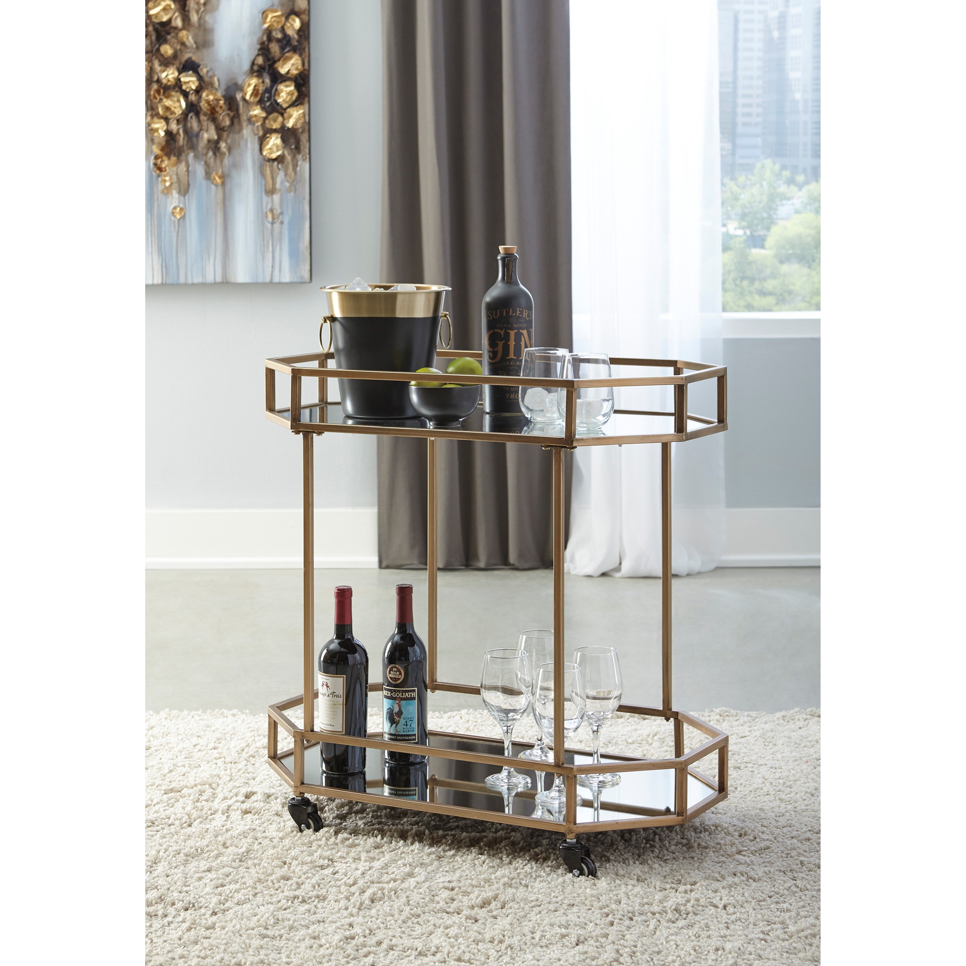 Ashley furniture wine hotsell bar