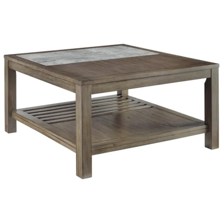 Casual Square Cocktail Table