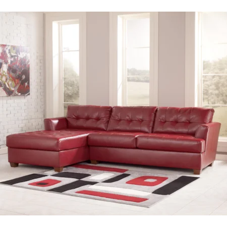 Three Seat Sectional Sofa with Left Facing Chaise
