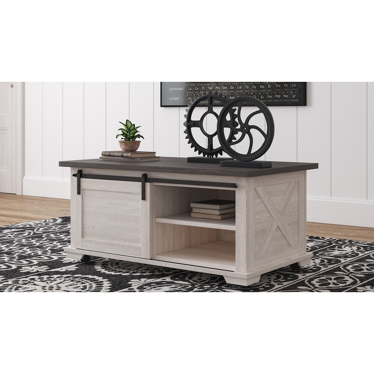 Signature Design by Ashley Furniture Dorrinson Rectangular Cocktail Table