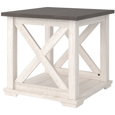 Square End Table