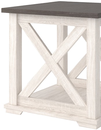 Square End Table