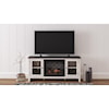 Ashley Furniture Signature Design Dorrinson Large TV Stand w/ Fireplace Insert