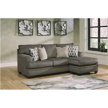 2 Piece Sofa Chaise and Loveseat Set