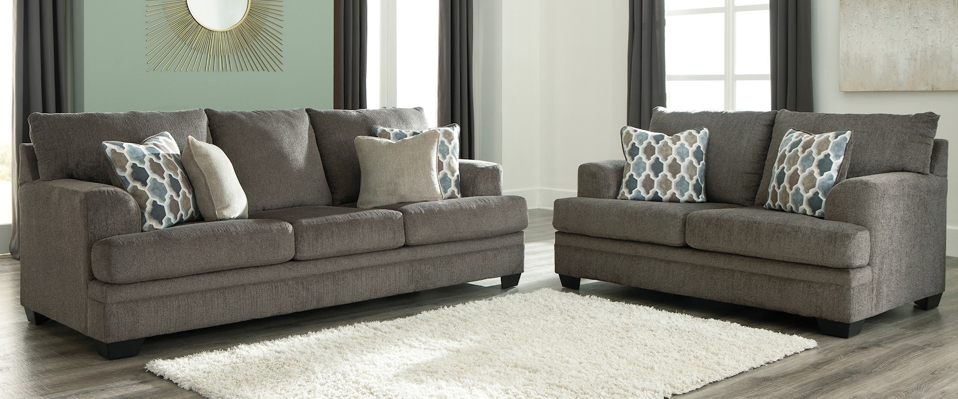 Sofa and Loveseat