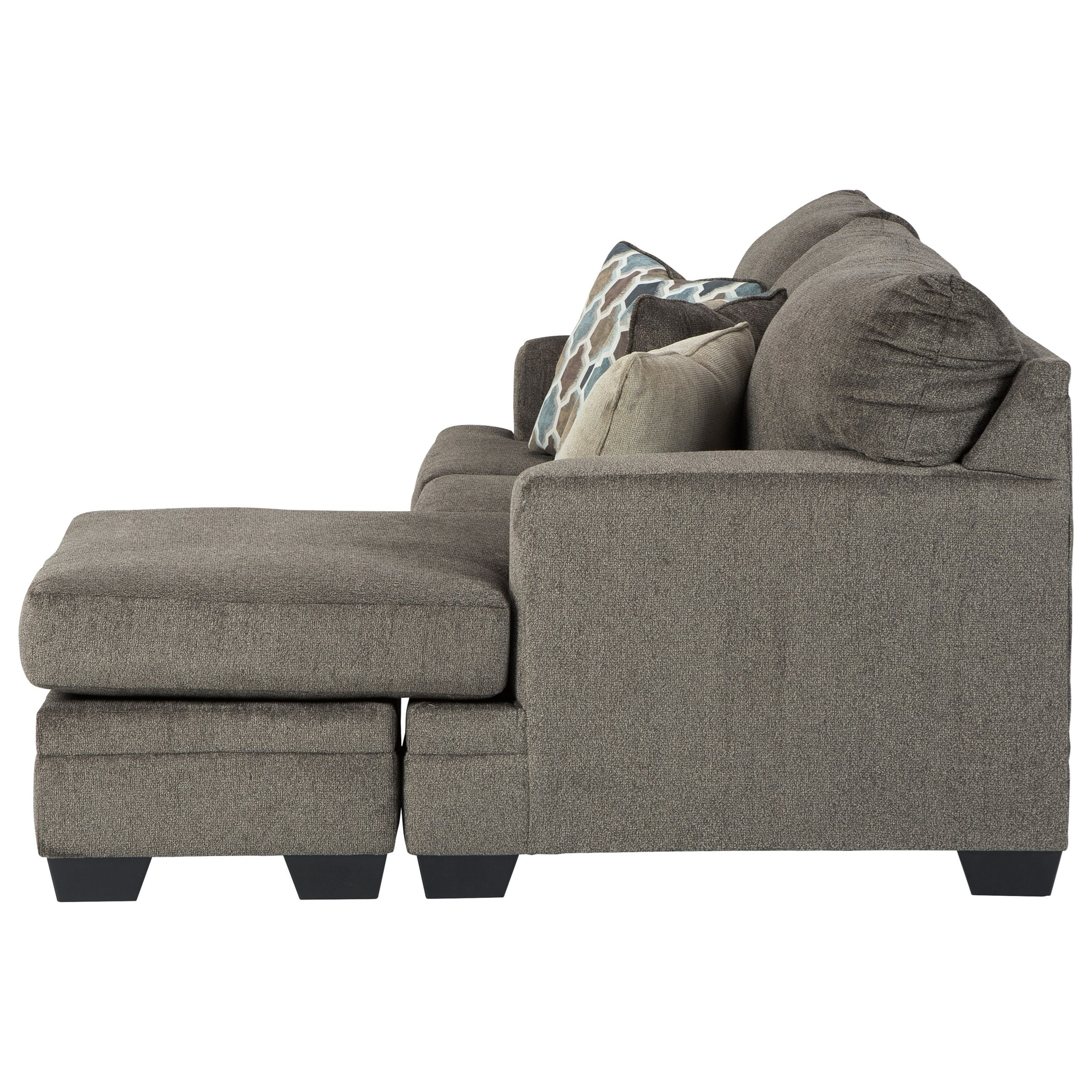 Signature Drew Contemporary Sofa with Reversible Chaise Walker s