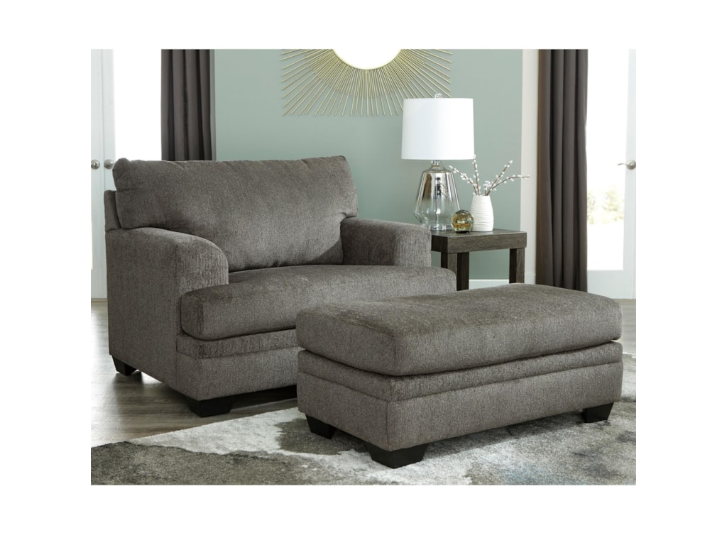 Signature Design by Ashley Dorsten Contemporary Chair and a Half with