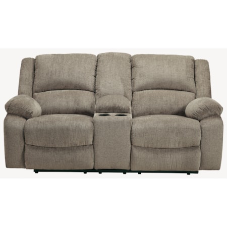 Double Reclining Power Loveseat w/ Console