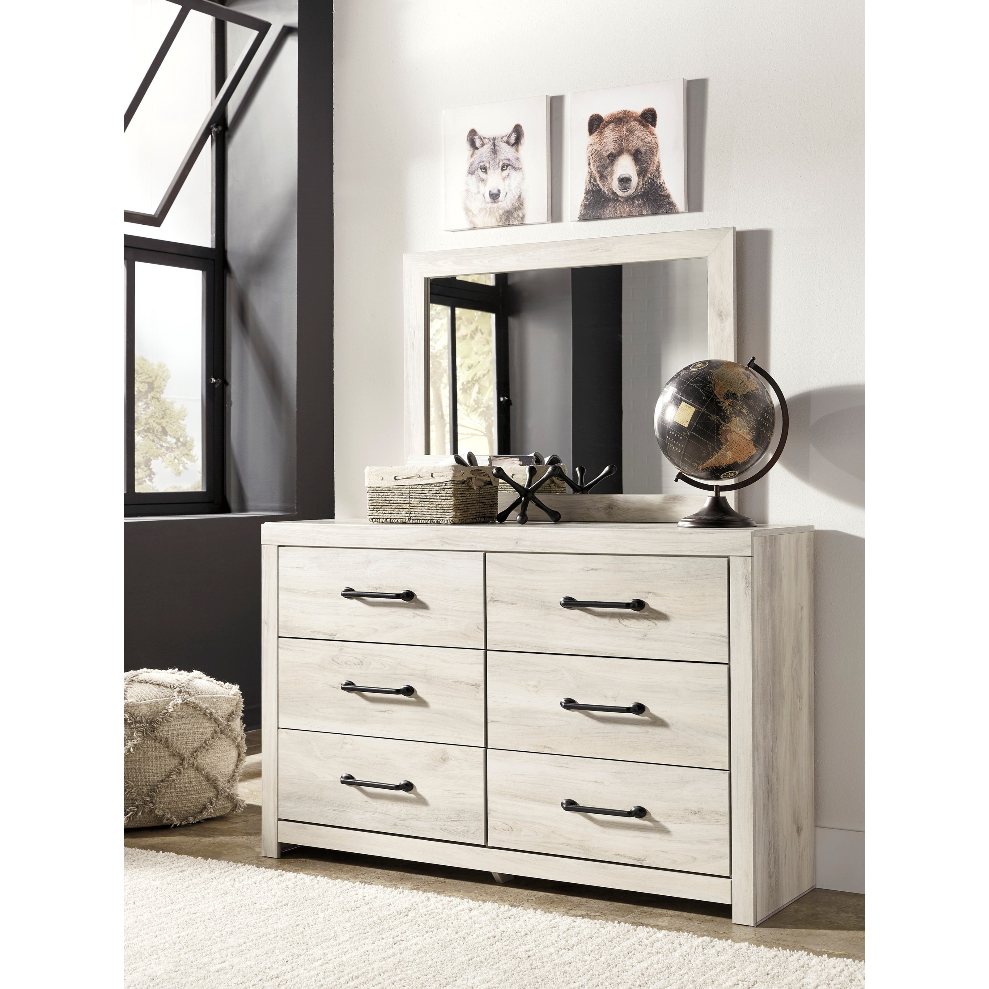 Signature Design by Ashley Cambeck B192B1 Rustic 6Drawer Dresser and
