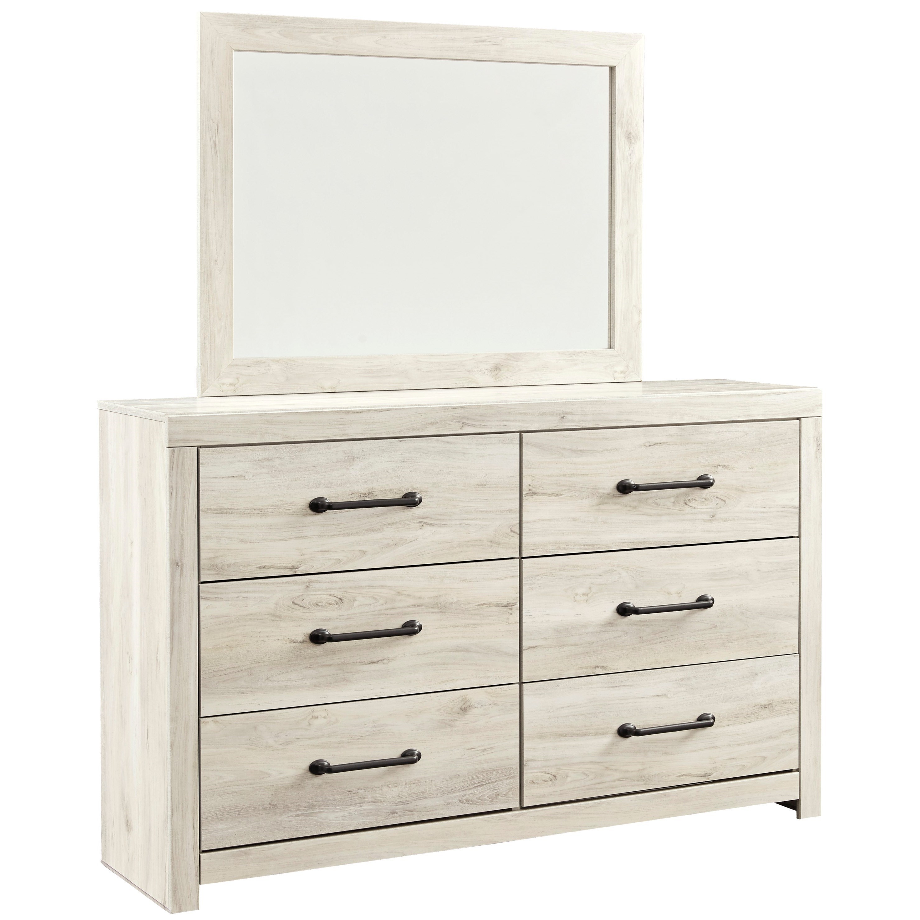 Dresser and Mirror Set
