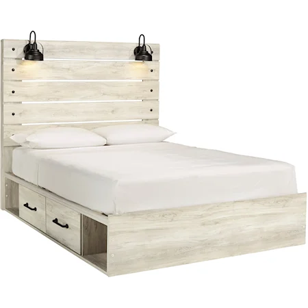 Queen Storage Bed with 4 Drawers