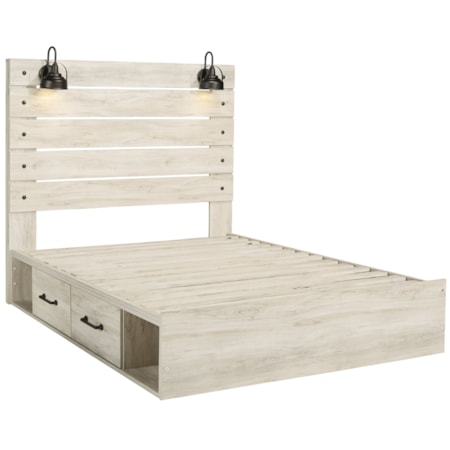Queen Storage Bed with 4 Drawers