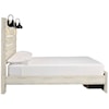 Ashley Signature Design Cambeck Queen Bed w/ Lights & Footboard Drawers