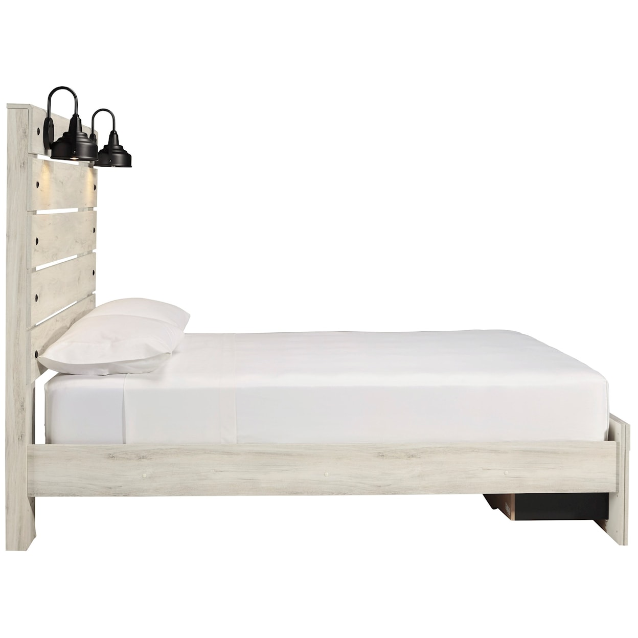 Signature Design by Ashley Baleigh Queen Panel Bed with Footboard Storage