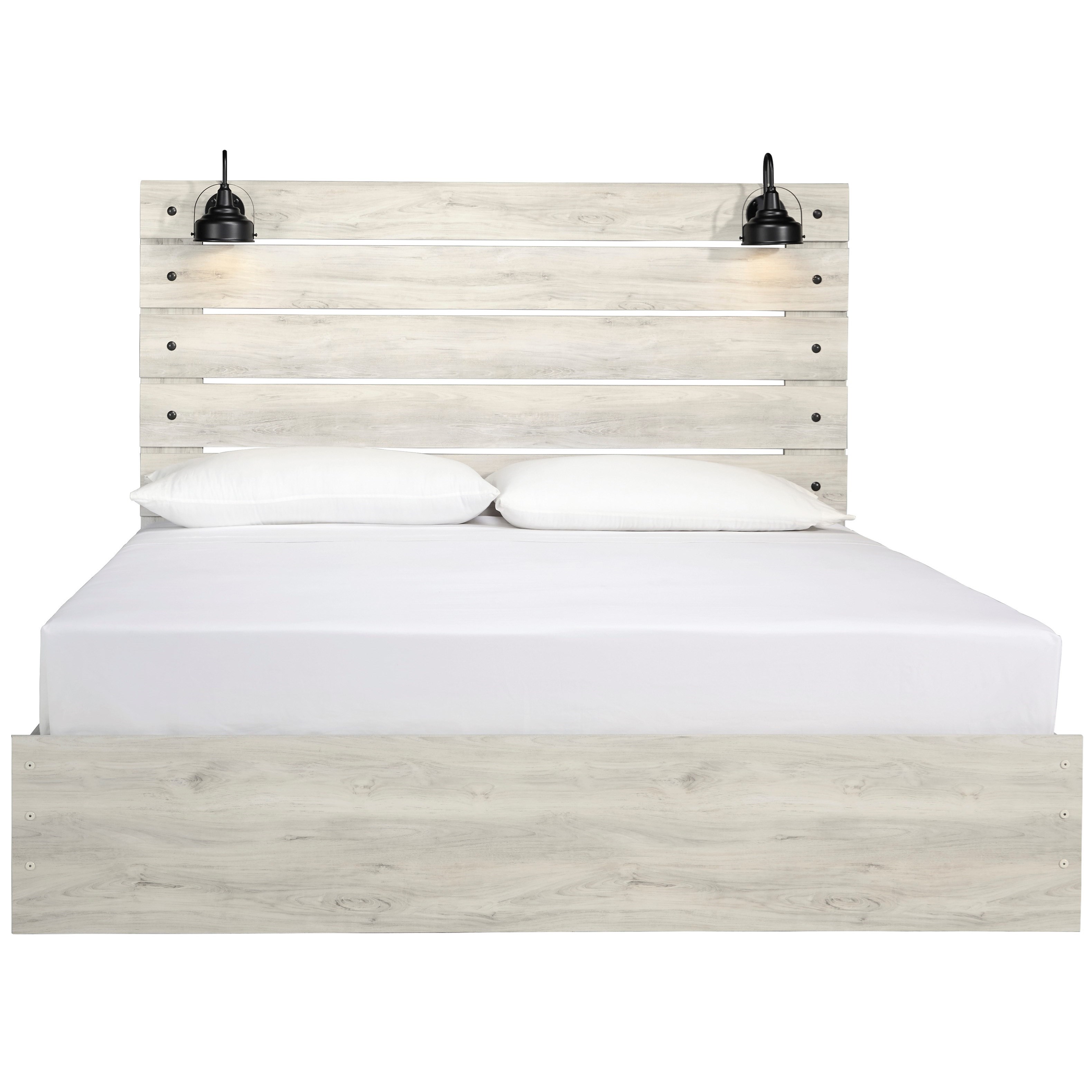 Ashley Cambeck Rustic King Panel Bed 