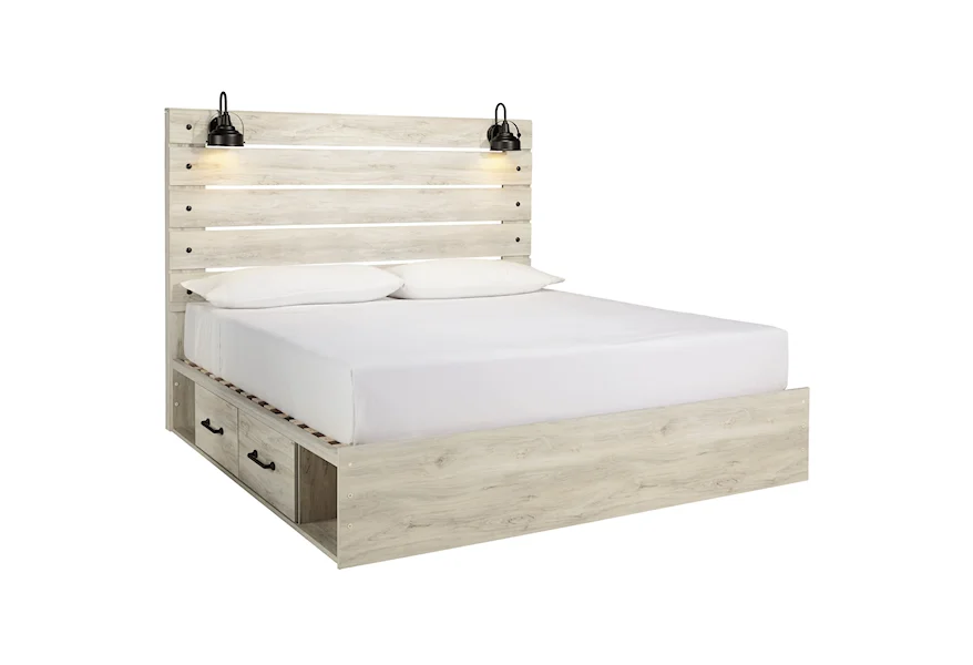 Cambeck King Storage Bed with 2 Drawers by Signature Design by Ashley at Zak's Home Outlet