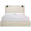 Signature Design by Ashley Baleigh King Panel Bed with Single Underbed Storage