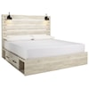 Ashley Signature Design Cambeck King Storage Bed with 4 Drawers