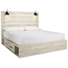 Benchcraft Cambeck King Storage Bed with 4 Drawers