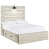 Ashley Furniture Signature Design Cambeck Full Storage Bed with 2 Drawers