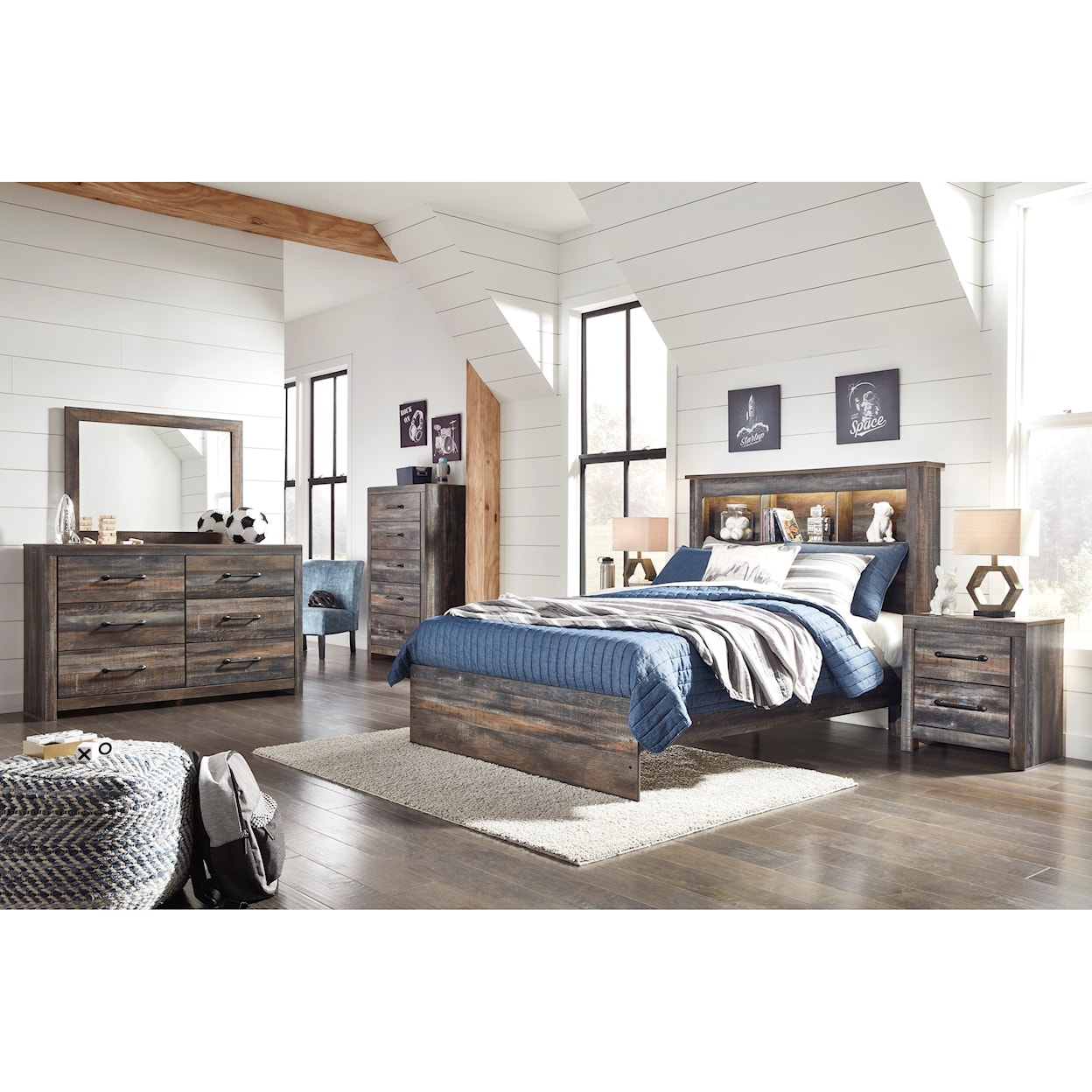 Signature Design by Ashley Furniture Drystan Full Bedroom Group