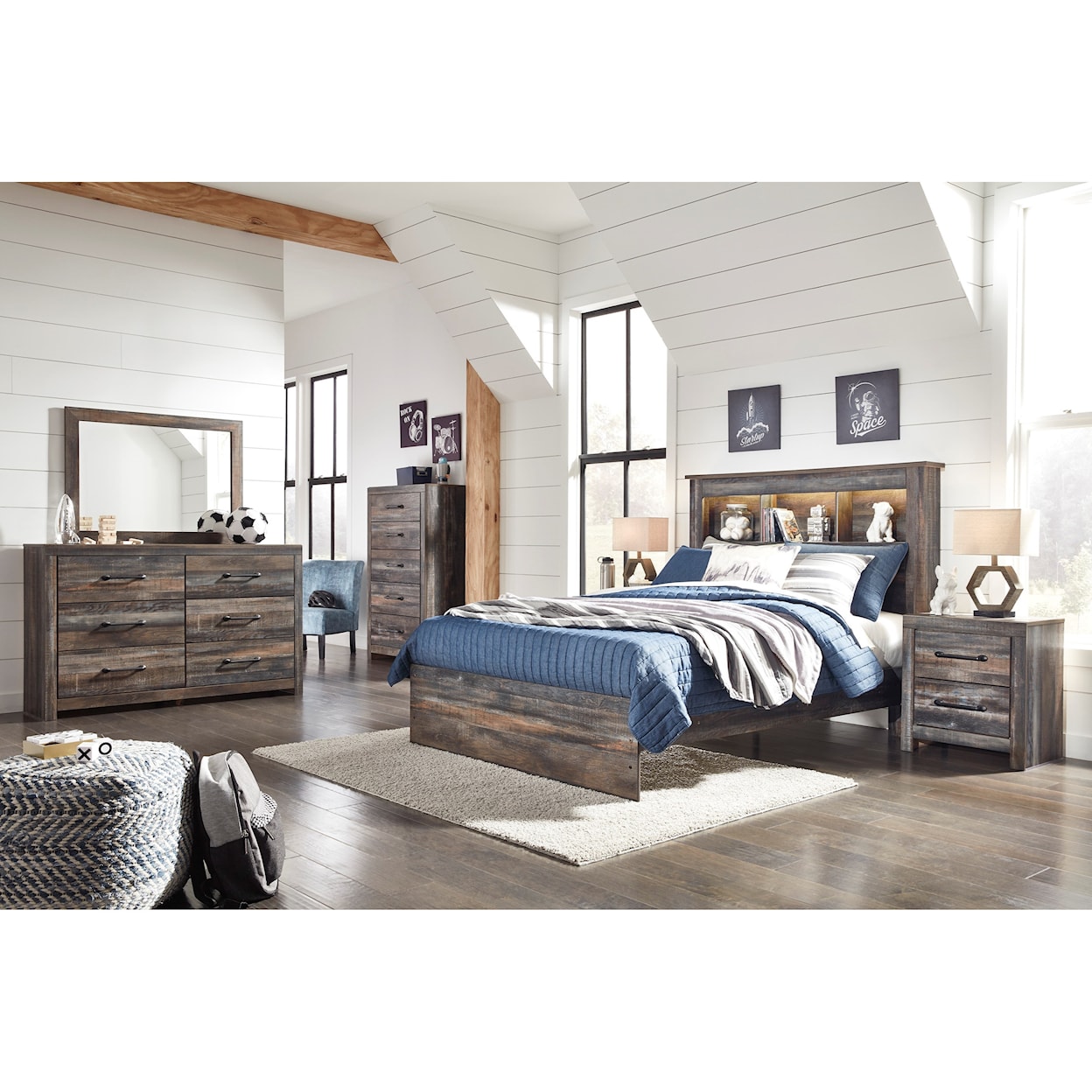 Ashley Signature Design Drystan Full Bedroom Group