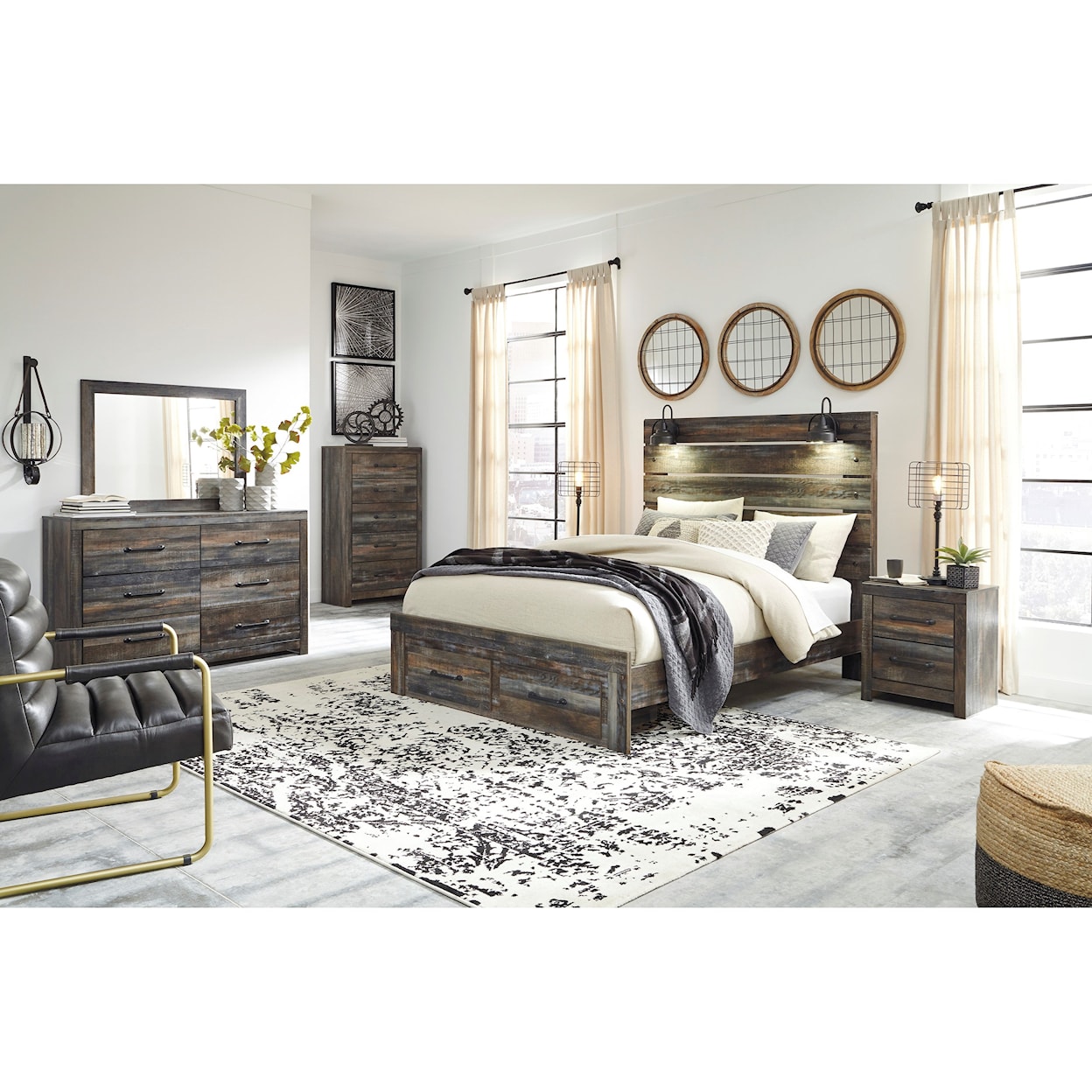 Ashley Furniture Signature Design Drystan Queen Bedroom Group