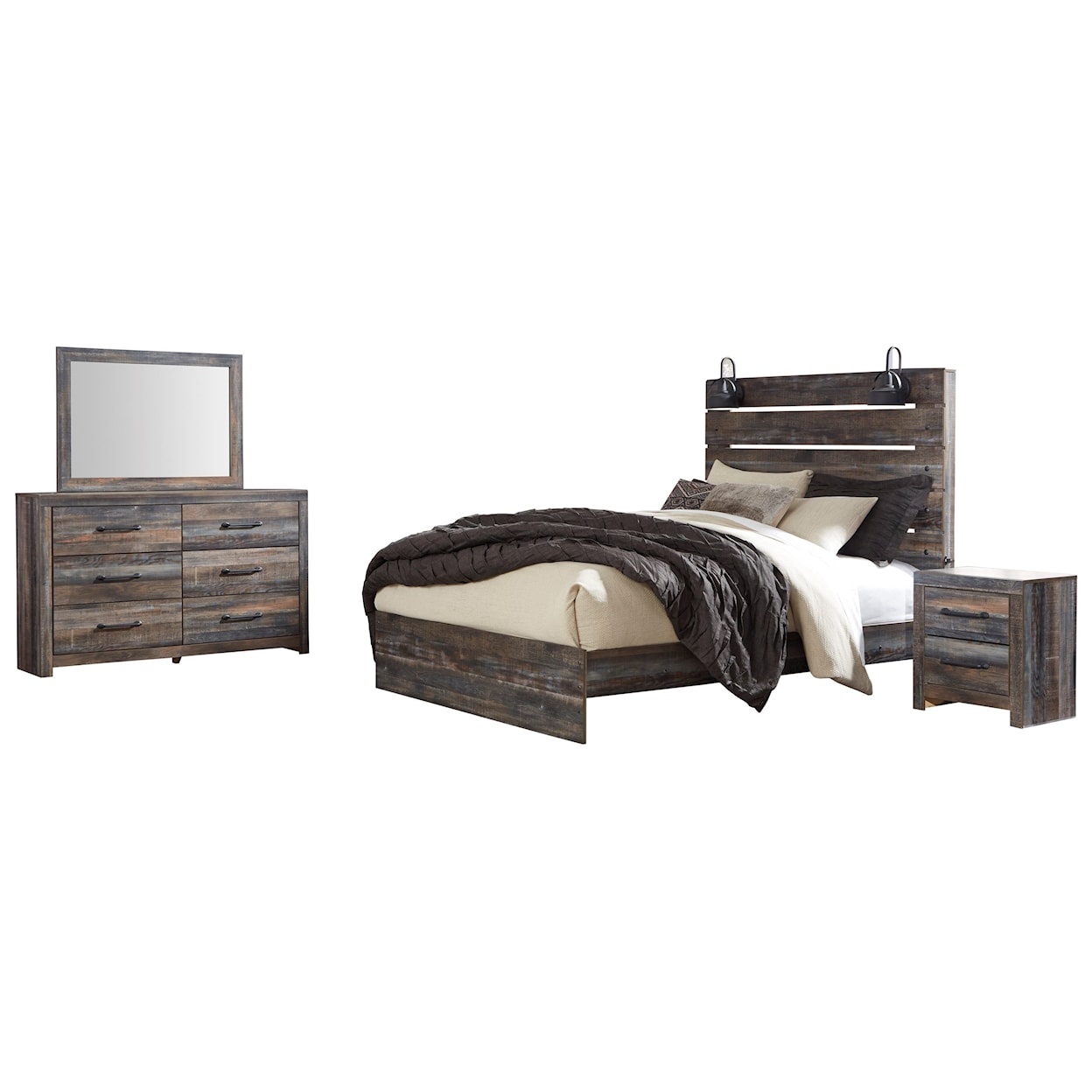 Signature Design Drystan Queen Bedroom Group