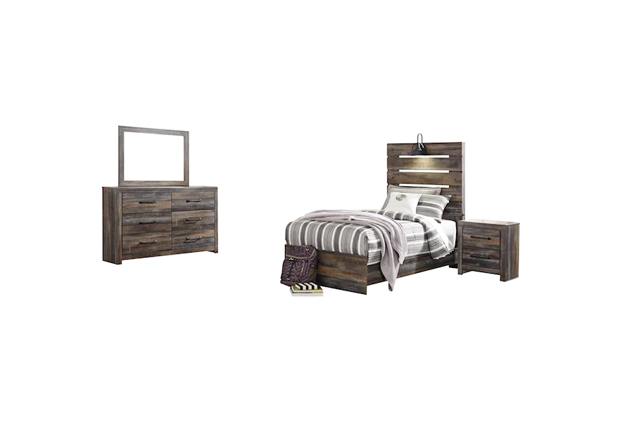 Drystan Twin Bedroom Group by Signature Design by Ashley at Zak's Home Outlet