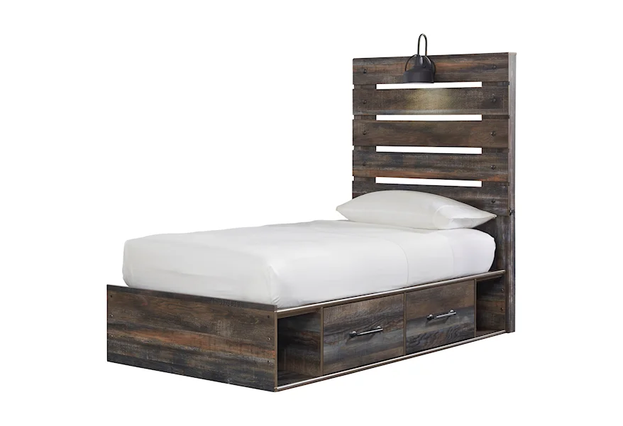 Drystan Twin Storage Bed with 4 Drawers by Ashley (Signature Design) at Johnny Janosik