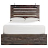 Ashley Furniture Signature Design Drystan Queen Storage Bed with 2 Drawers