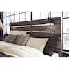 Ashley Signature Design Drystan Queen Bed w/ Lights & Footboard Drawers