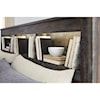 StyleLine ALVIN Queen Bookcase Bed with 4 Underbed Drawers
