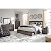 Signature Dalton King Bookcase Bed with 4 Underbed Drawers