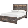 Signature Design by Ashley Furniture Drystan Full Bookcase Bed with Footboard Drawers